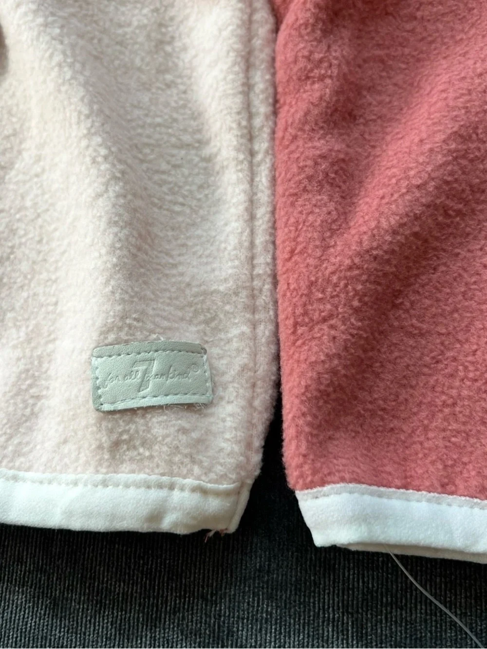 NWT 7 For All Mankind Girls Fleece Pullover and Jeans Set Size 12 Months